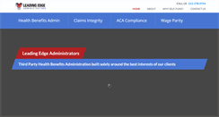 Desktop Screenshot of leadingedgeadmin.com
